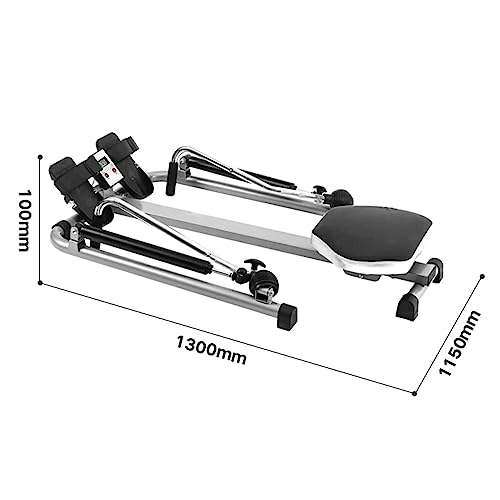 Artudatech Home Gym Adjustable Exercise Rowing Machine Rower Double Hydraulic Resistance - Image 6