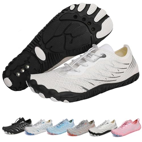 Hrtesus Grounding Shoes with Copper for Men Women, Grounded Barefoot Footwear Earthing Shoes Wide Toe Highly Elastic Non-Slip Sneakers