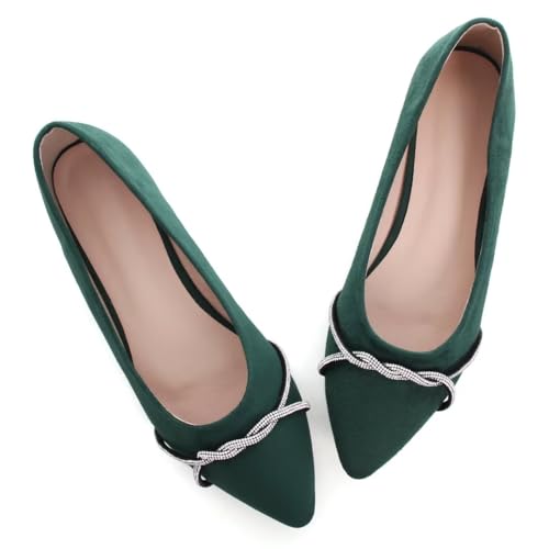 Image of TN TANGNEST Womens Casual Flats Chain Ballet Flats
