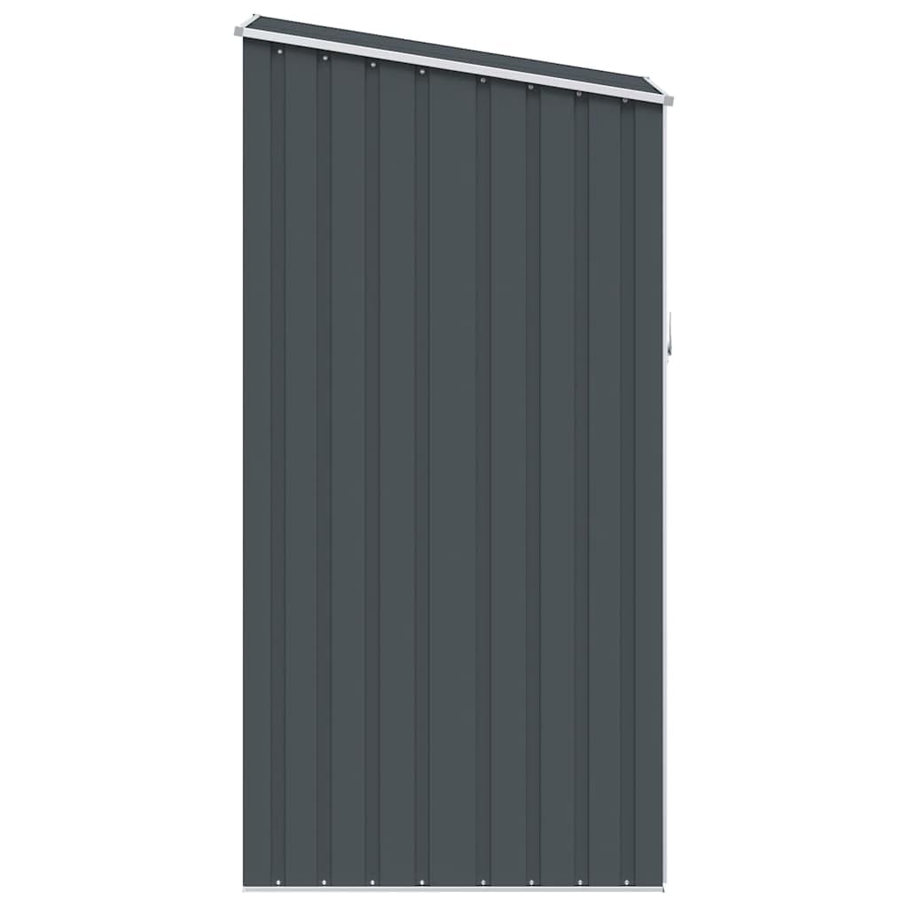 vidaXL Capanno da Giardino Antracite 87x98x159 cm Acciaio Zincato