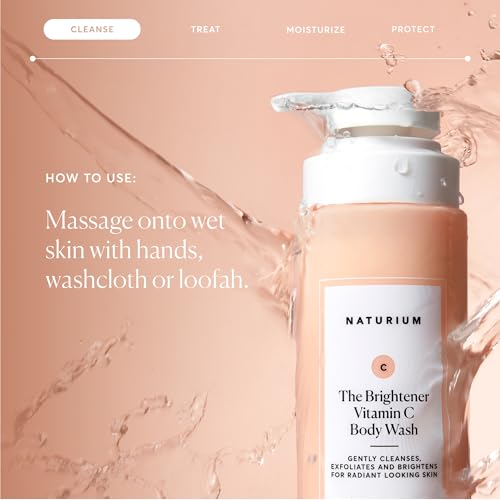 Image of Naturium The Brightener Vitamin C Body Wash, Gentle Cleanser for Smoother-Looking Skin, Removes Dirt, Oil & Other Impurities, 16.9 oz