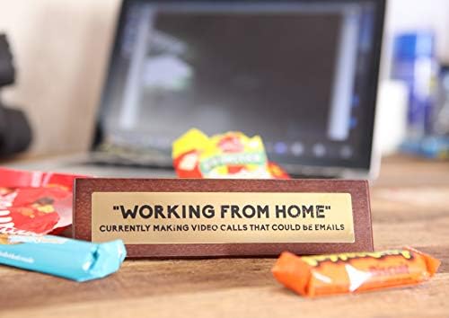 Boxer Gifts Video Call Could Be An Email Wooden Sign | Novelty Working From Home Office Desk Accessory | Funny Secret Santa Gift For Colleague, DK1068