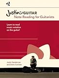 Justin Guitar: Note Reading for Guitarists Sheet Music | Guitar Sight Reading Method for Beginner and Intermediate Players | Open Position Standard Notation Study