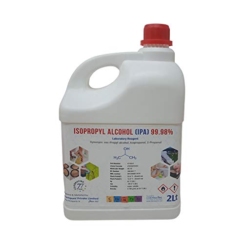 Image of Chempure ISOPROPYL ALCOHOL [IPA] 99.98% Pure (CH3)2CHOH CAS: 67-63-0 (2 Lt)