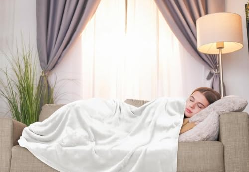 Image of Utopia Bedding Ultra Soft Fleece Bed Blanket Throw Size White (50x60 Inch)