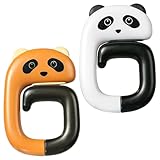 ASAKKURA Ganchos Plegables para Mochilas Diseño de Animales Adorables, Antideslizantes y Resistentes, Ideales para Uso Escolar en Abs Duradero