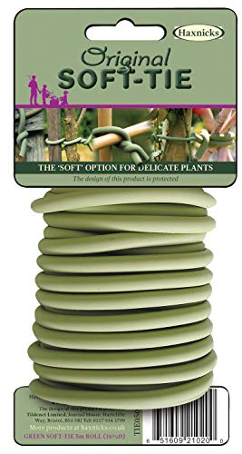 Tierra Garden 50-3000 Haxnicks Original Soft Tie for Plants & Trees, 16.4', Green