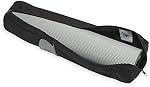 Gaiam Sac de tapis de yoga de fret, porte-matelas de yoga pleine Zipper avec sangle réglable, devant & Poche de téléphone extérieur avec des écouteurs fente, élégant & Porte-matelas de fitness fonctionnel pour femmes & Hommes
