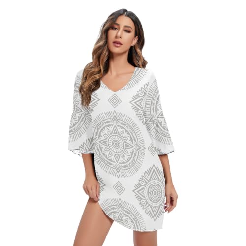 Robe en mousseline pour femme chic et idéale pour vos soirées d'été