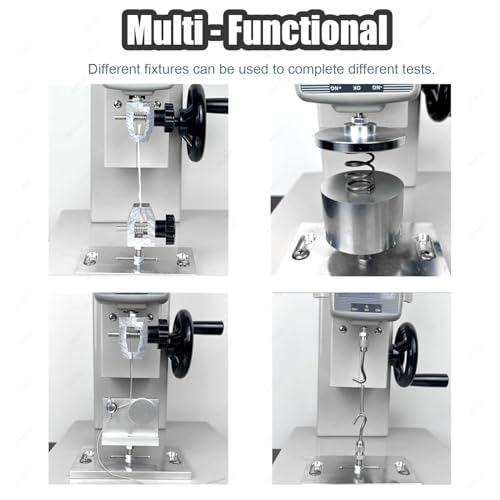 Máquina digital de prueba de medidor de fuerza, equipo de laboratorio de precisión para análisis de resistencia del material, duradero y fácil de usar