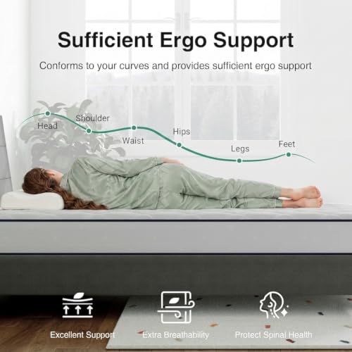 Image of Novilla 8 Inch Twin XL Foam and Spring Hybrid Mattress, Medium Support|Twin Mattress in a Box, CertiPUR-US Certified Foam with Steel Coils, Guest Room & Teen Bedroom, Durable & Eco-Friendly