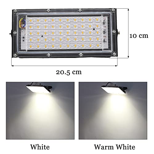 Projecteur LED étanche 50W blanc chaud pour éclairage extérieur - 3
