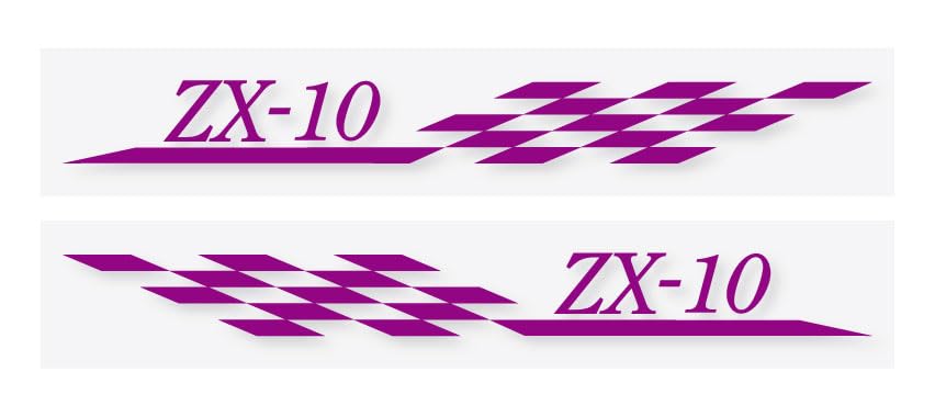 Amazon | ZX-10チェッカーフラッグ レーシング カッティングステッカー