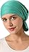 Sombrero De Mujer Elegante Color Sólido Bandana Musulmana Pañuelo Turbante Fácil De...