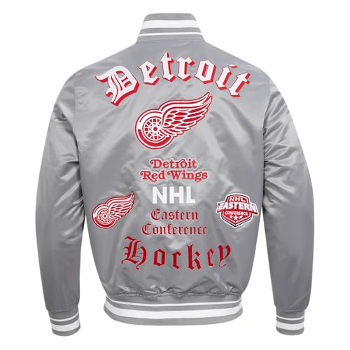 Image of Pro Standard Mens NHL Old English Satin Jacket