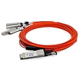 Contenu de la livraison : Câble passif en cuivre 40GBASE ACTIVE OPTICAL QSFP TO 4SFP BREAKOUT CABLE 1 m