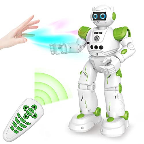 Robot Toy - Robot de control remoto para niños, detección de gestos, baile, música, demostración automática, robots de controlador infrarrojo, juguetes robóticos para más de 3 niños y niñas Cover