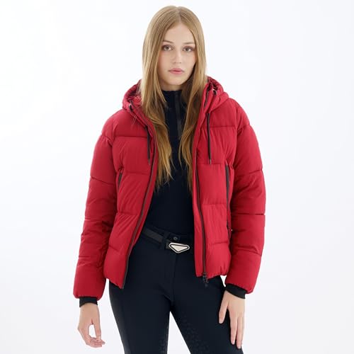 Veste d'hiver ESCarmy euro-star doudoune chaude femme rouge foncé taille HW/25 - 3