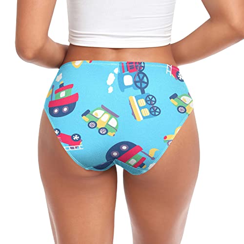 Umiriko Women's Bikini Panties Cartoon Car Underwear Sexy For Women Xl 21423833 #TOP1