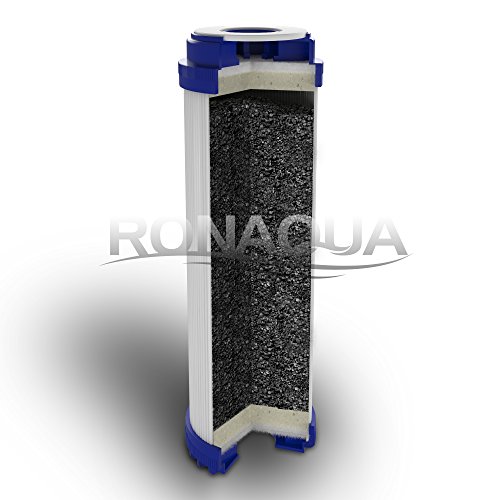 Granular Activated Carbon Water Filter Cartridge By Ronaqua Well-Matched With Wfpfc9001, Ap117, Gac-10, Fxutc, Gac1(6 Pack) #TOP5