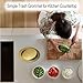Stainless Steel Trash Grommet Countertop Built-in Trash Bin Balance Flap Cover Round Trash Cans Lids, Recessed Counter Top Cover(Brass)