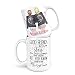 Custom Best Friend Coffee Mug for Women - Long Distance Friendship - Choose Hair - Skin Color Personalized Cup w Names for Besties, Bff, Good Friends Birthday - Moving Away, Galentines Day Gifts