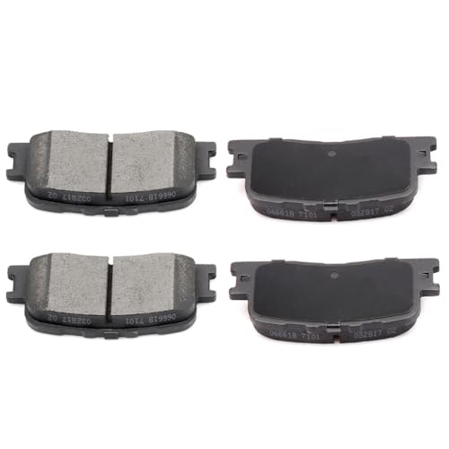 Image of ECCPP D885 4pcs Rear Ceramic Disc Brake Pad Set For Toyota Camry 2002-2006