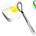 Stainless Steel Mini Spring Egg Beater Silicone Whisk Magic Hand Held Sauce Stirrer Blender Milk Frother Foamer Coffee Mixer (Silicone Coil)