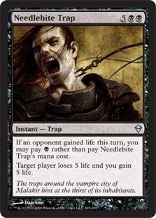 Magic The Gathering - Needlebite Trap (105) - Zendikar - Foil