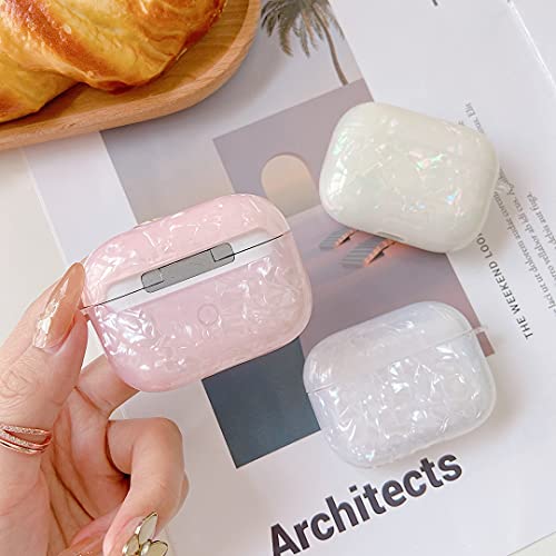 Cocomii Pearl Airpods Pro Case - Pearl Glitter - Slim - Lightweight - Glossy - Keychain Ring Shiny Sparkle Sequin Bling - Luxury Headphone Case Cover Compatible With Apple Airpods Pro (Iridescent) #TOP1