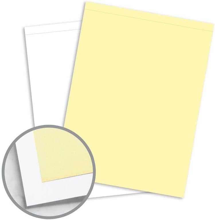 Limited Papers (TM), Carbonless Sheets, Superior, Pre Collated, Multi part, Bond Finish. (2 Part Straight, 8.5 x 11, White/Canary (5914), 1 Ream) 2 Part Straight, 8.5 x 11, White/Canary (5914) 1 Ream image 2 of 4 B083F6Q2SV