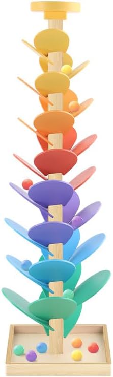 Wooden Marble Run Music Tree