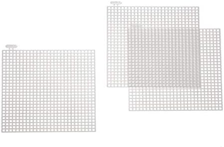 Darice 33018 Square Plastic Canvas, Clear, 16 x 12 x 1.5 cm