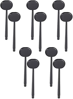 MILISTEN Oclusor Oftálmico 10 Pcs M?o Ocular Ocluder ?o de ?o de ?o Teste Ocluder Ocluder Exame Oftálmico Exame de ?o de ?o M?o Ponteiro Suprimentos (Preto)