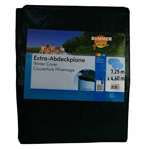 Summer Fun Cubierta De Piscina Para Invierno Pvc 725 Cm Verde Casa Jardín Spa
