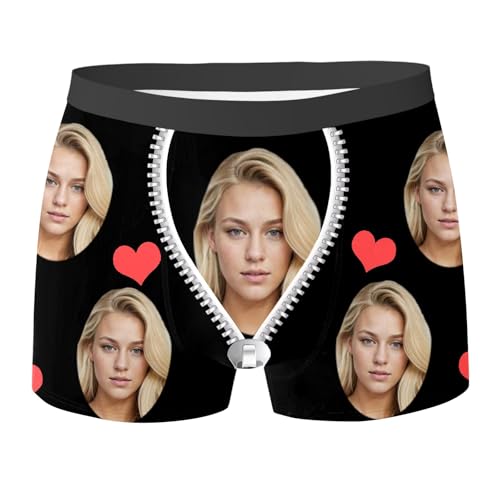 Calzoncillos Personalizados Hombre Boxer con Foto Cara Divertida