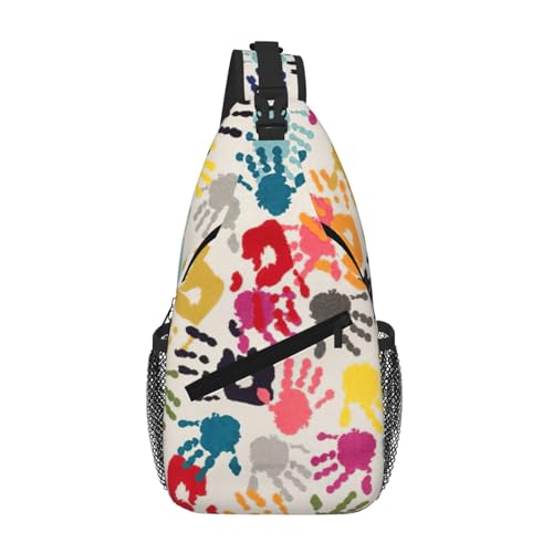 Sac à dos décontracté pour homme, un modèle tendance et léger imprimé à la main au quotidien