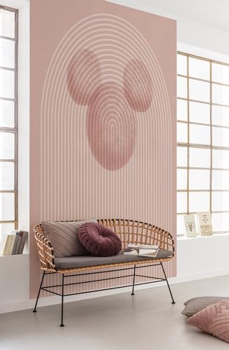 Komar Disney IADX5-051 Non-Woven Photo Wallpaper Mickey Arc Dimensions 250 x 280 cm (W x H) - Rose Fleece Satin Surface - Image 2