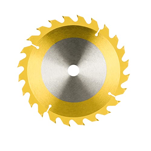 TAMSNDL Hoja de Sierra Hoja de Sierra TCT de 165 mm, 24 Dientes, 60 Dientes, Disco de Corte Circular de carburo Recubierto for Cortar plástico, acrílico y Madera, 165 x 16 x 24 Dientes