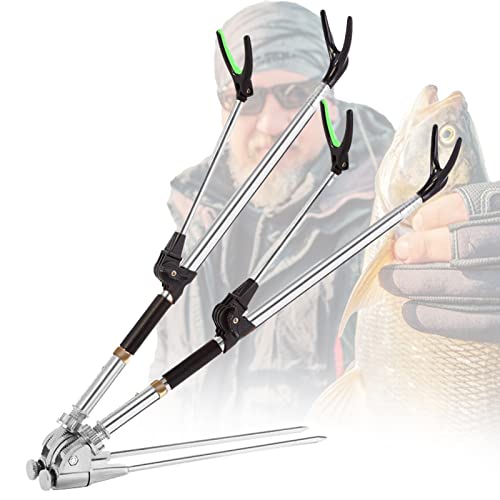 Angel-Berger Brandungsrutenhalter 90cm - Stabiler Rutenständer Fürs Meeresangeln