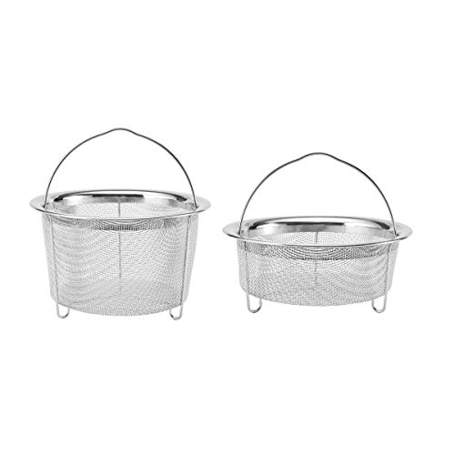 Instant Pot Official Mesh Steamer Basket, Set Of 2, Stainless Steel #TOP3