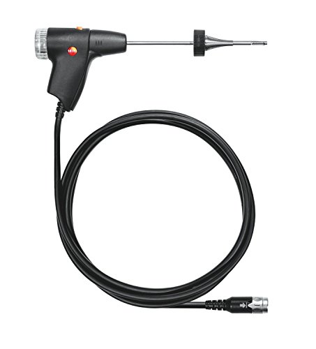 Testo 0600 9763 Flue Gas Probe with 7' Hose, 500 Degree C, 6mm Diameter x 300mm Length for 327-2 Flue Gas Analyzer