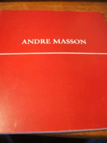 Andre Masson B001E1KIKQ Book Cover