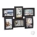 Produktbild Relaxdays Bilderrahmen für mehrere Fotos, Collage für 6 Bilder, Fotorahmen 3D-Optik, zum Hängen, 33 x 47,5 cm, schwarz