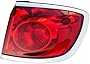 GO-PARTS - for 2008 - 2012 Buick Enclave Rear Tail Light Lamp Assembly / Lens / Cover - Right (Passenger) Side Outer Replacement 25954942 GM2805101 2009 2010 2011