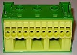 regleta sin tierra Corriente nominal = 63 A Hager quick connect - Regleta tierra quickconnect 3x25mm2+11x4mm2