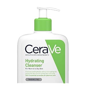 Cerave Reinigungslotion 236 ml – normale bis trockene Haut – Gesichtsreinigung Skin Care Facial Cleanser Hydrating Face…