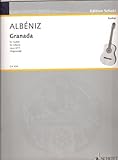 Granada: Serenata from 'Suite española' E major. op. 47/1. guitar.