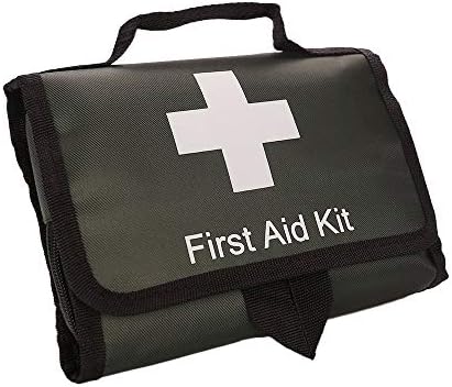 SadoMedcare First Aid Kit Auto, Be Always Prepared and Ready to Use in Your Car, 100 Pieces Medical Kit, Travel Emergency Kit, Hiking First Aid Kit, Emergency Survival Go Bag Family