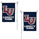 Desert Cactus Liberty University LU Garden Flag – 19 x 12 Inch Liberty Flames Banner, for Outdoor Display and Events (Design A)